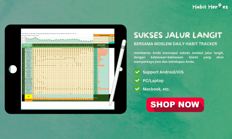 Highlight image for Sukses Jalur Langit: Bersama Moslem Daily Habit Tracker