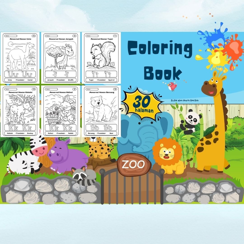 Highlight image 1 for Coloring Book 30 Halaman