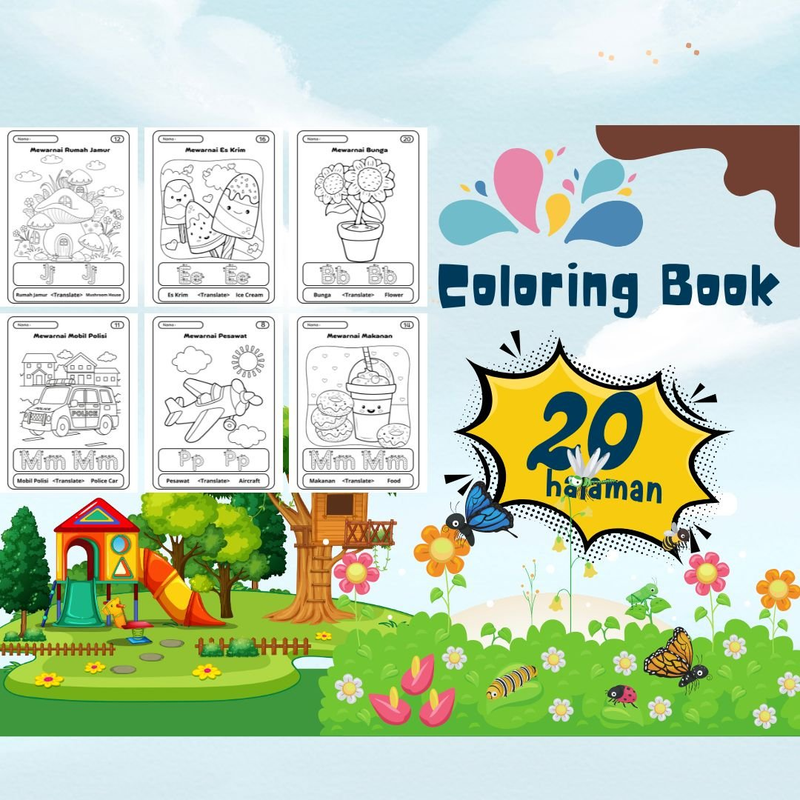 Highlight image for Coloring Book 20 Halaman