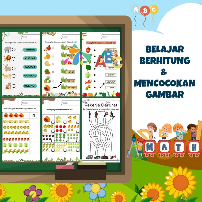 Highlight image for Belajar Berhitung dan Mencocokan Menggambar