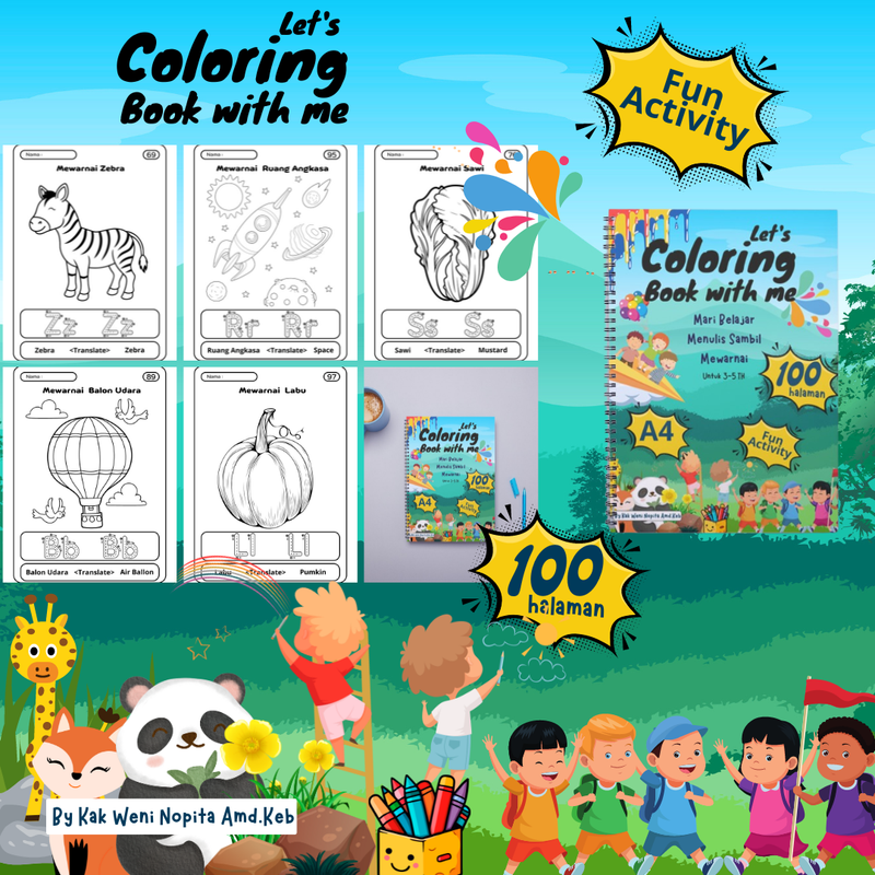 Highlight image for Coloring Book 100 Halaman