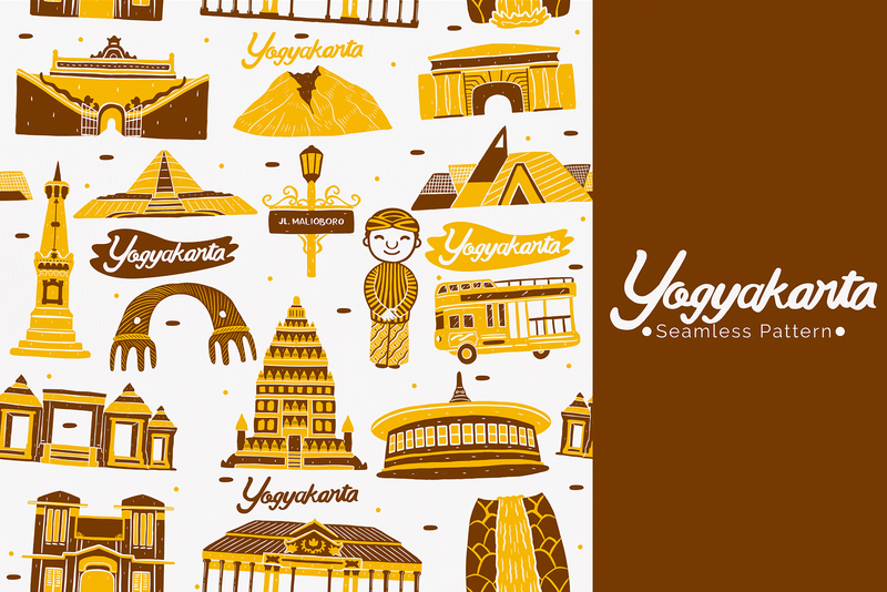 Highlight image 2 for Yogyakarta Seamless Pattern Pack
