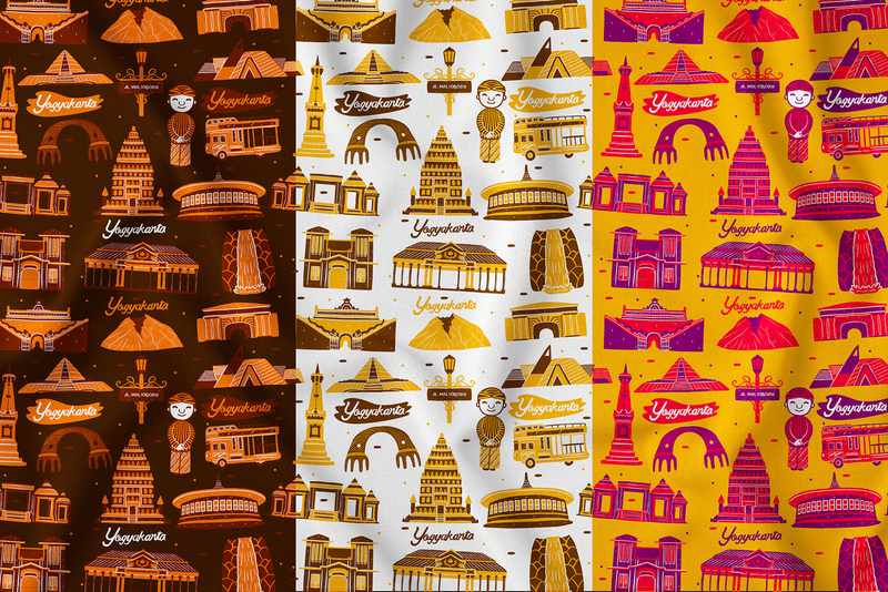 Highlight image 4 for Yogyakarta Seamless Pattern Pack