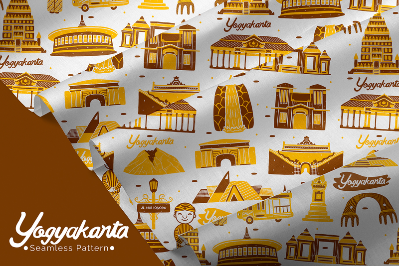 Highlight image 6 for Yogyakarta Seamless Pattern Pack