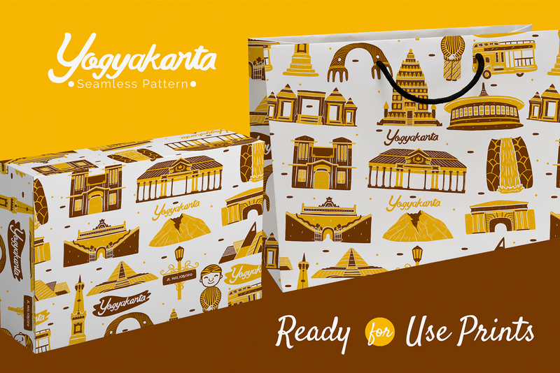 Highlight image 7 for Yogyakarta Seamless Pattern Pack