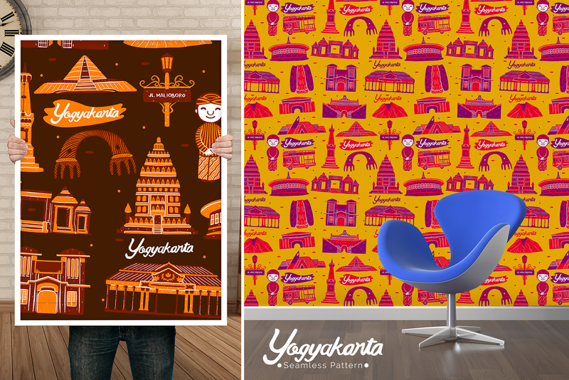 Highlight image 8 for Yogyakarta Seamless Pattern Pack