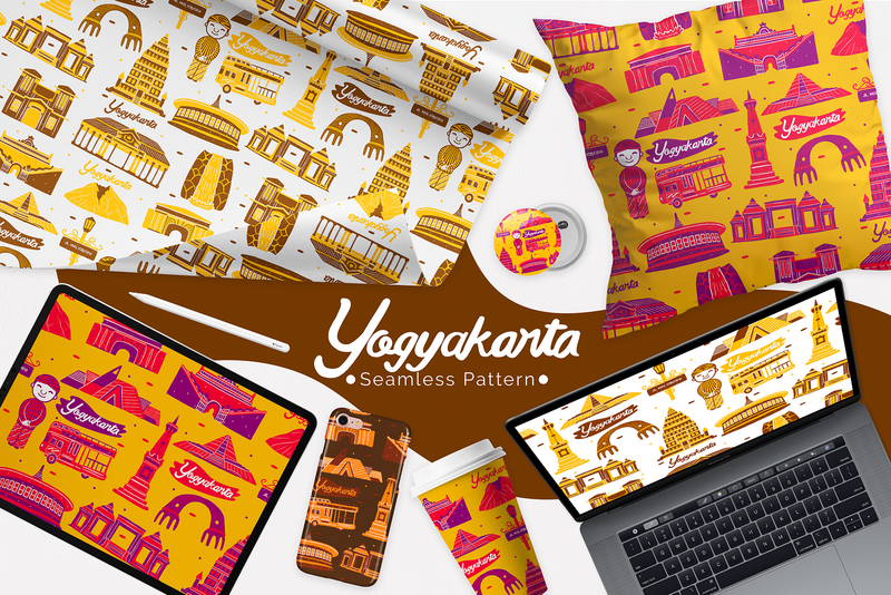 Highlight image 9 for Yogyakarta Seamless Pattern Pack