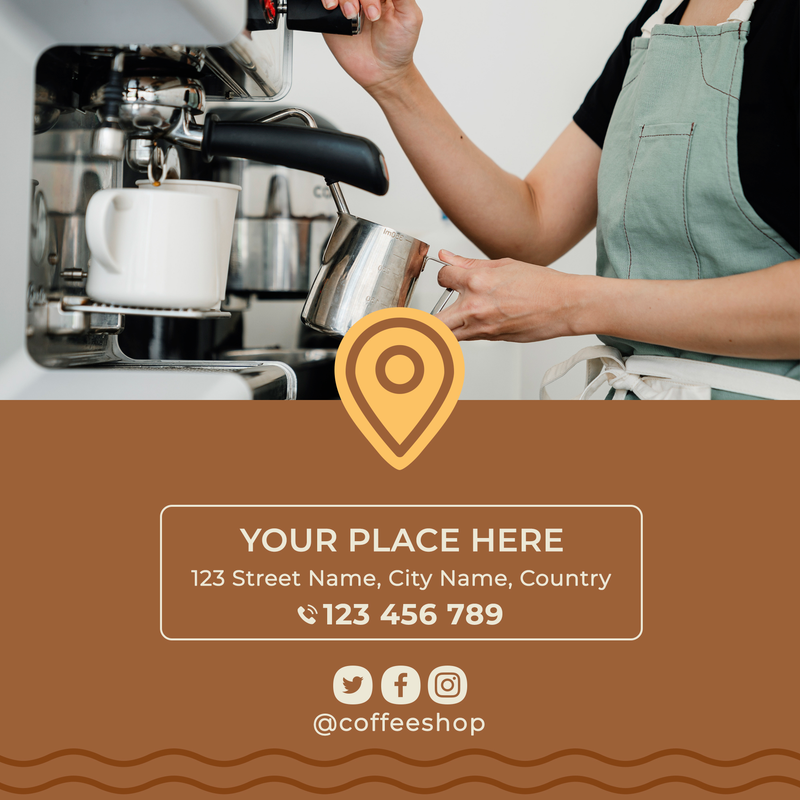 Highlight image 6 for Coffee Shop Instagram Feed Pack #01