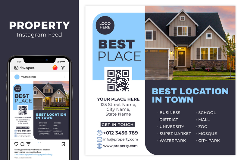 Highlight image 5 for Property Instagram Feed Pack #01
