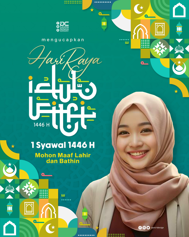Ucapan Idul Fitri 2025 SDC