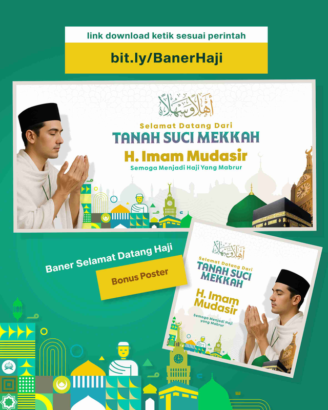 Highlight image 1 for Baner Kedatangan Haji