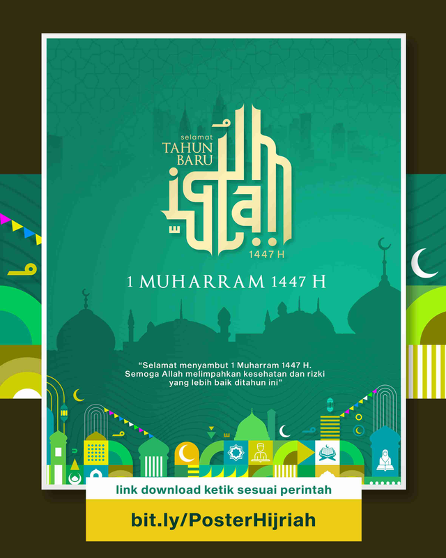 Highlight image 1 for Poster Ucapan Tahun Baru Islam
