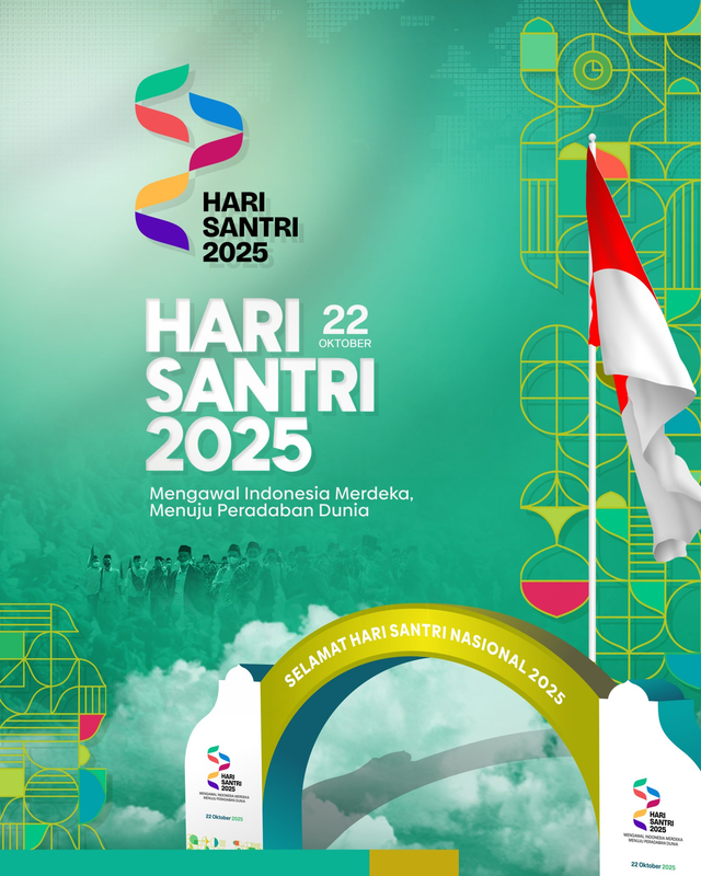 Highlight image 2 for Poster Hari Santri Nasional