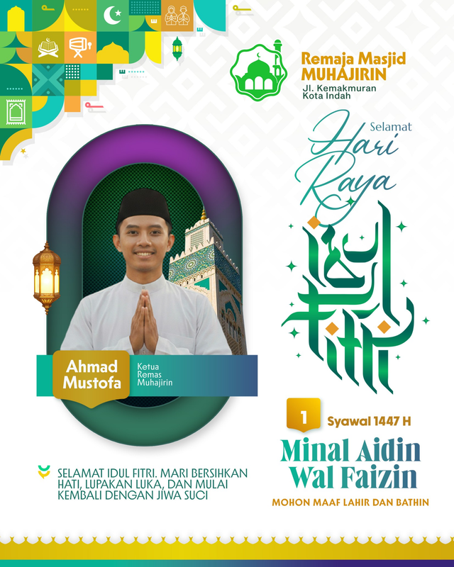 Highlight image for Ucapan Poster Idul Fitri Canva