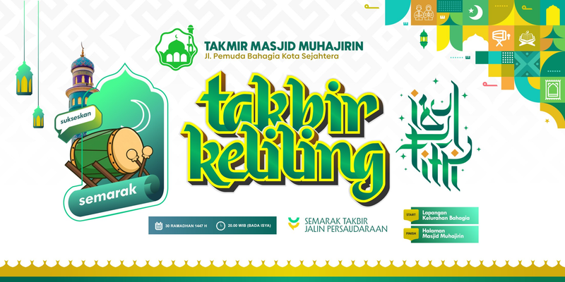 Highlight image for Baner Takbir Keliling COREL