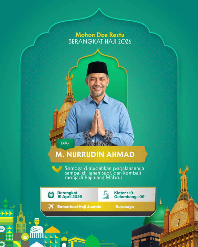 Highlight image for Poster Doa Restu Haji Canva