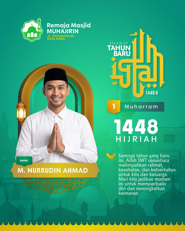 Highlight image for Poster Tahun Baru Islam PSD CDR