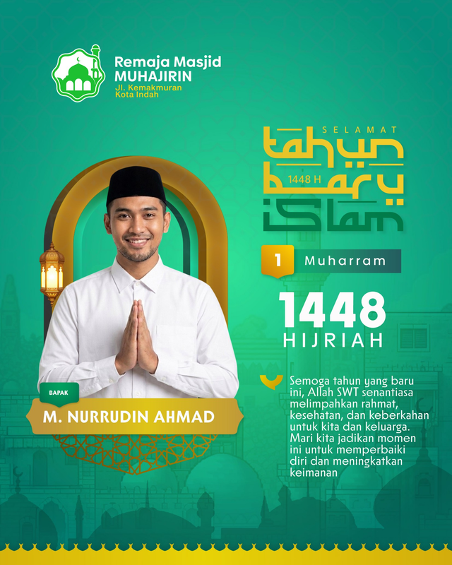 Highlight image for Poster Tahun Baru Islam PSD CDR