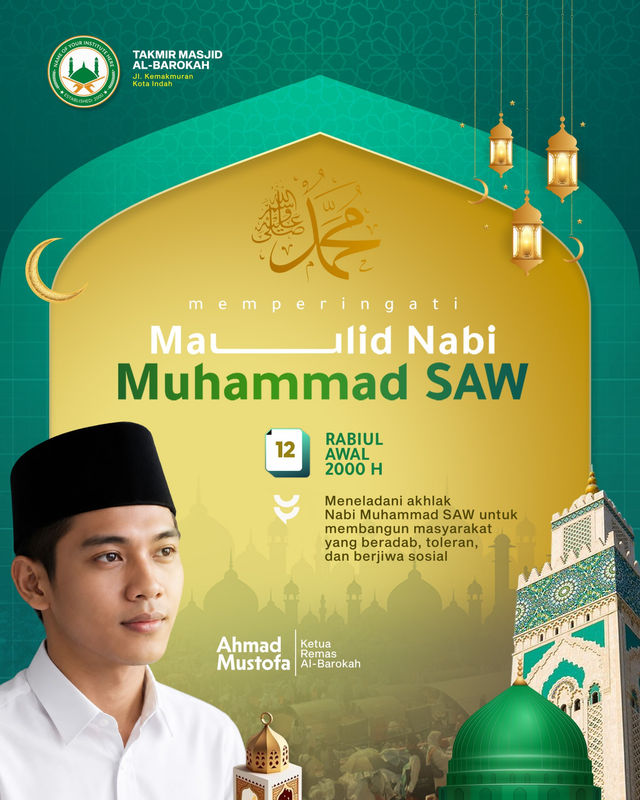 Highlight image for Ucapan Maulid Canva