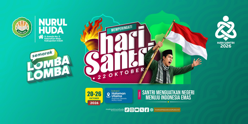 Highlight image for Canva Baner Hari Santri