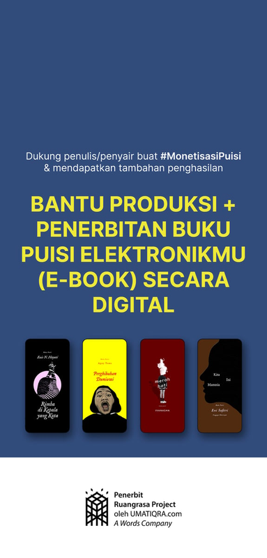 Highlight image 1 for RPBP0—MONETISASI PUISI: Sudah saatnya puisi dihargai!