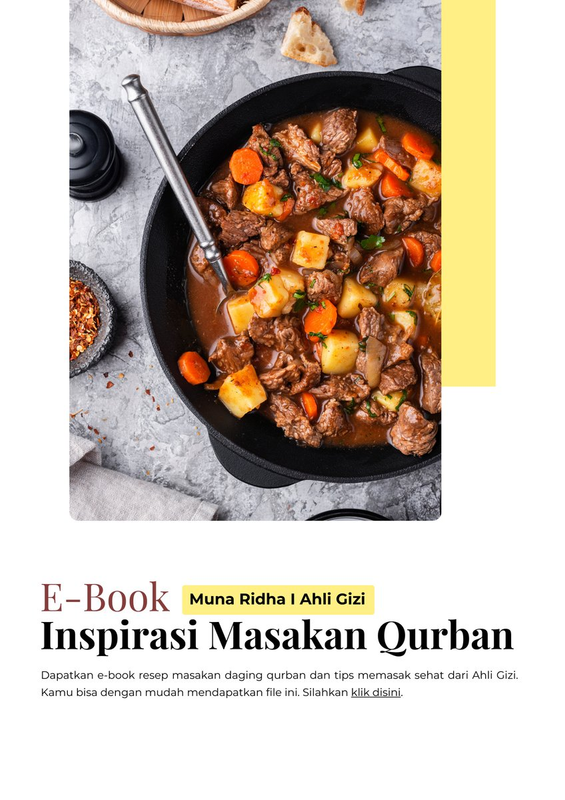 Highlight image 1 for Ebook Inspirasi Resep Masakan dan Tips Sehat Memasak Terbaik