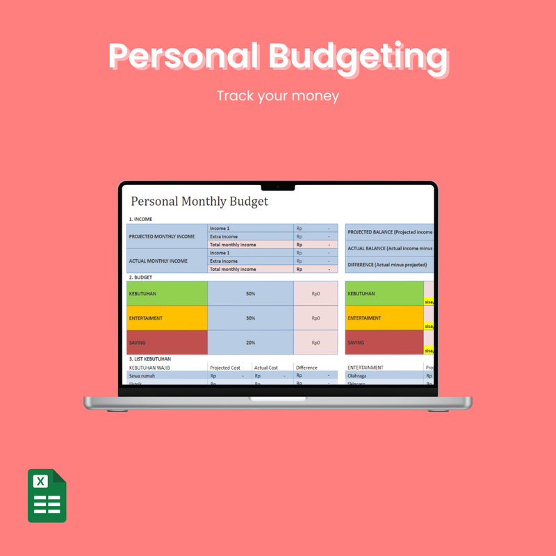 Highlight image 1 for [FREE] Personal Monthly Budgeting