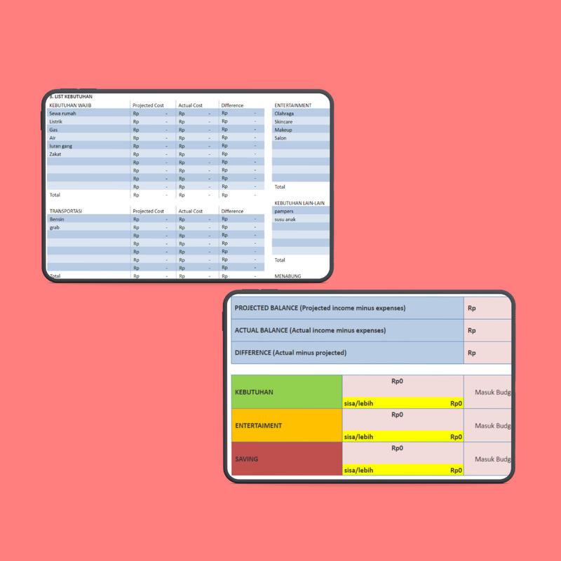 Highlight image 2 for [FREE] Personal Monthly Budgeting