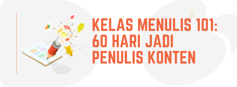Highlight image 1 for 60 HARI JADI PENULIS KONTEN