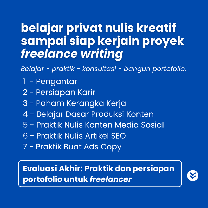 Highlight image for KELAS KATA: 60 HARI PRIVAT MENULIS