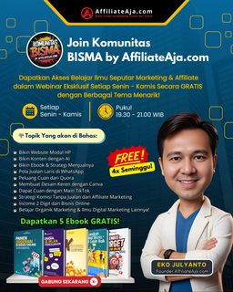 image for  Akses Belajar iLmu Seputar Marketing & Affiliate dalam Webinar Setiap Senin-Kamis GRATIS dengan Berbagai Tema Menarik button