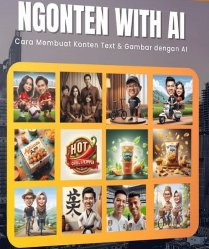 Highlight image for Free Panduan Membuat Konten Teks & Gambar dengan AI