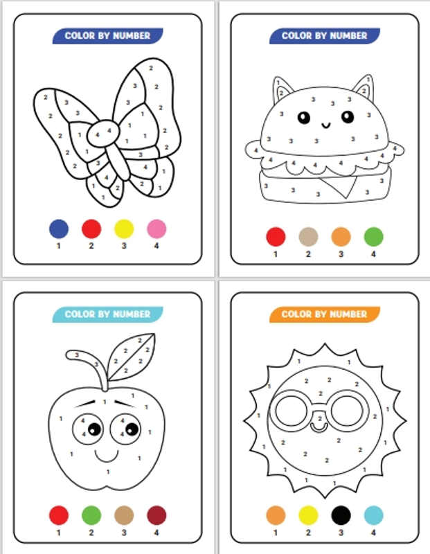 Highlight image for Gratis Color By Number Printable For Kids