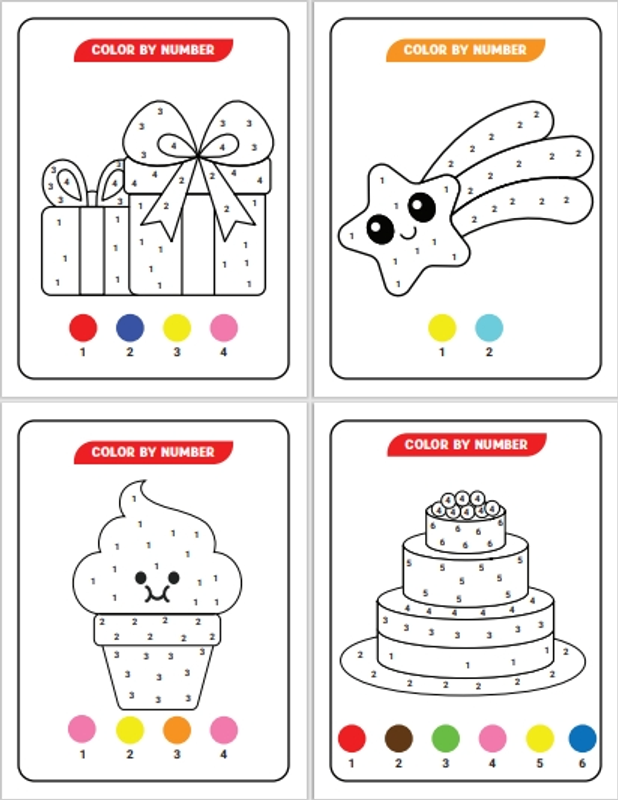 Highlight image for Gratis Color By Number Printable For Kids