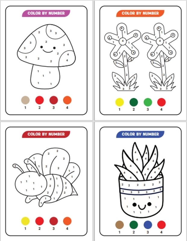 Highlight image for Gratis Color By Number Printable For Kids
