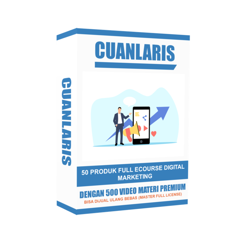 CUANLARIS 50 Produk Full Ecourse Digital Marketing, Master Full License