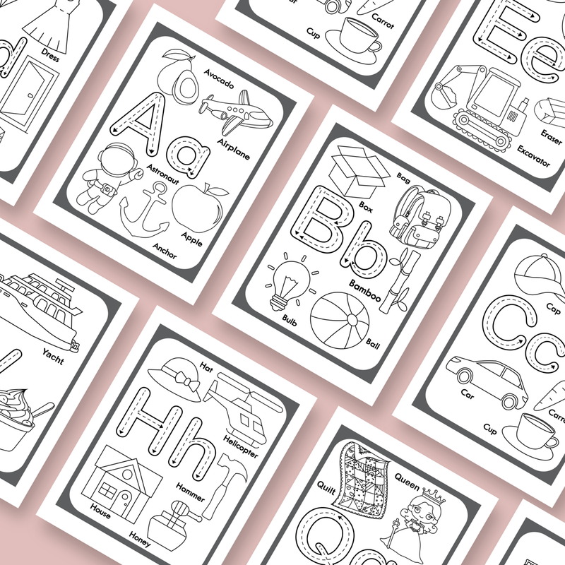 Highlight image 1 for 26 Printable ABC Alphabet Mewarnai