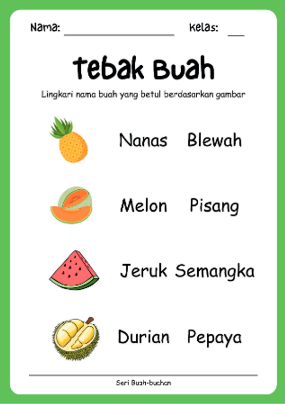 Highlight image for Free 100 lembar worksheet Aktivitas Anak 