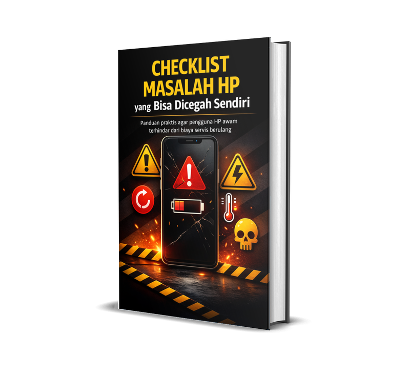 Highlight image for Contoh Checklist Masalah HP yang Bisa Dicegah Sendiri (Panduan praktis agar pengguna HP terhindar dari biaya servis..)