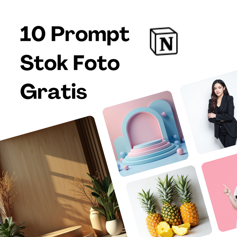 Highlight image for [FREE] 10 Prompt Stock Foto buat Desainer 