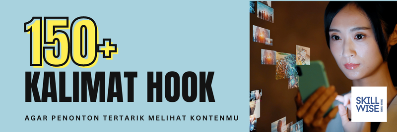 Highlight image 1 for E-BOOK: 150+ KALIMAT HOOK untuk kontenmu