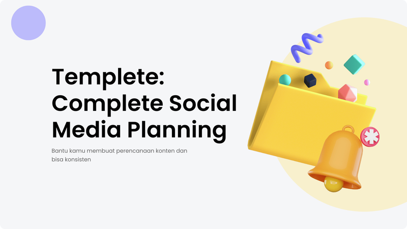 Highlight image for Templete: Social Media Planning Solusi Naikin Views sampai 4,2 Juta lebih