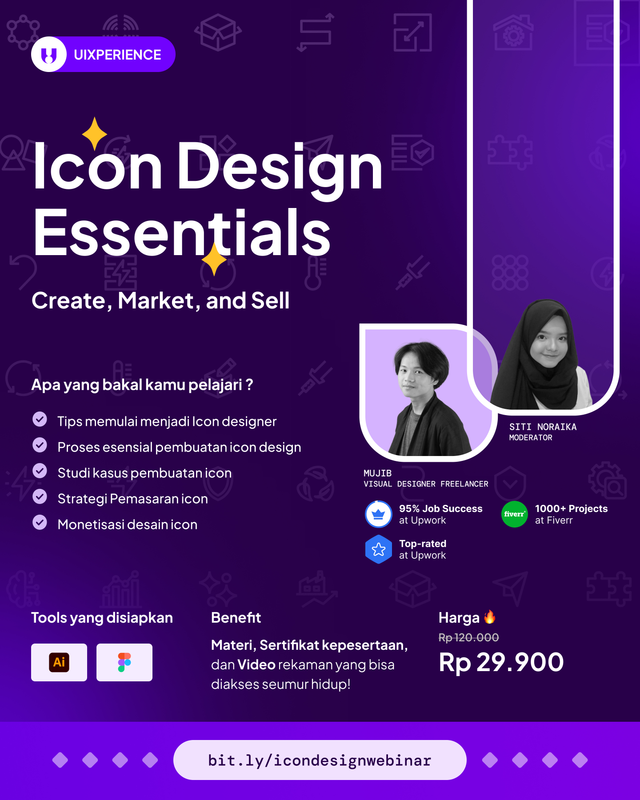 Highlight image for RECORDING WEBINAR Icon Design Essentials "Create, Market and Sell"