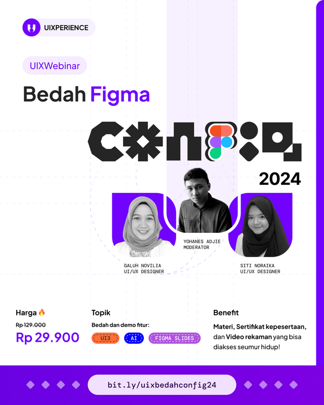 Highlight image for RECORDING WEBINAR BEDAH FIGMA Config 2024