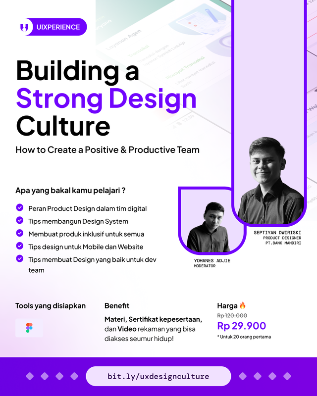 Highlight image for RECORDING WEBINAR Building a Strong Design Culture 🎨💪🏻