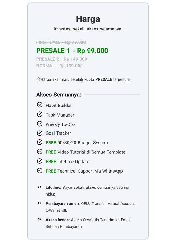 Image 0 for - Kuota PRESALE sisa 2 lagi -