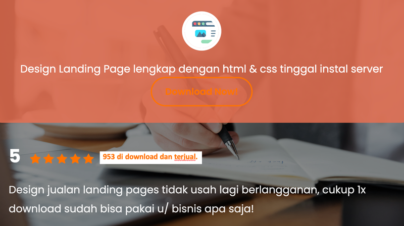 Highlight image for Landing Page Affiliate Dropship Imer dan Digital Free HTML