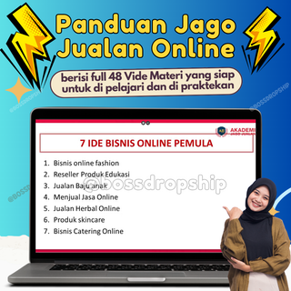 image for Panduan jago Jualan Online lengkap full video by AJJ button