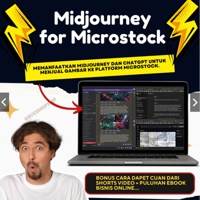 image for Panduan Mendapatkan Penghasilan Dari Gambar Ai.Microstock button