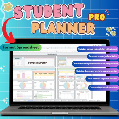 image for Template Spreadsheet Student Planner, To do List Sekolah, pencatatan kegiatan sekolahmu button